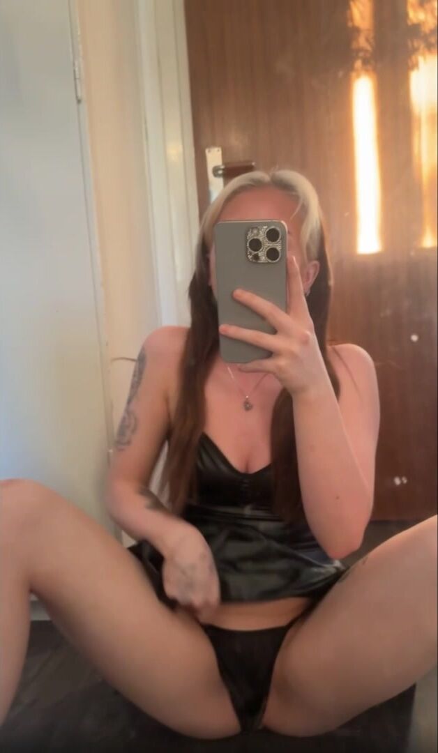 Swedish Mercedes Filming Herself In Mirror Masturbating Her Tight Little Pussy