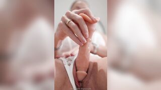 Danish Milf Mia Hot Dildo Pussy Play And Blowjob