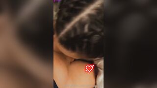 Norwegian Ida Aikio Giving A Close Up Blowjob