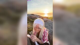 Swedish Elin Sucking Dick Outside