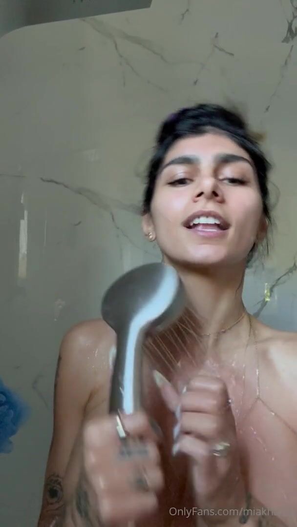 Mia Khalifa Teasing In Hot Sexy White Dress