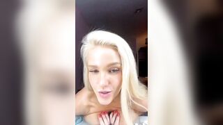 Hot Blonde Linsey Donovan Masturbates Her Tight Pussy On Livestream