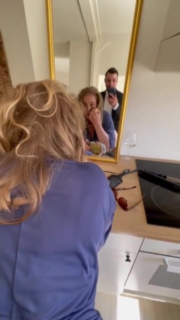 Swedish Babe Rosa Josefin Fucked Doggy In Mirror While Doing Makeup