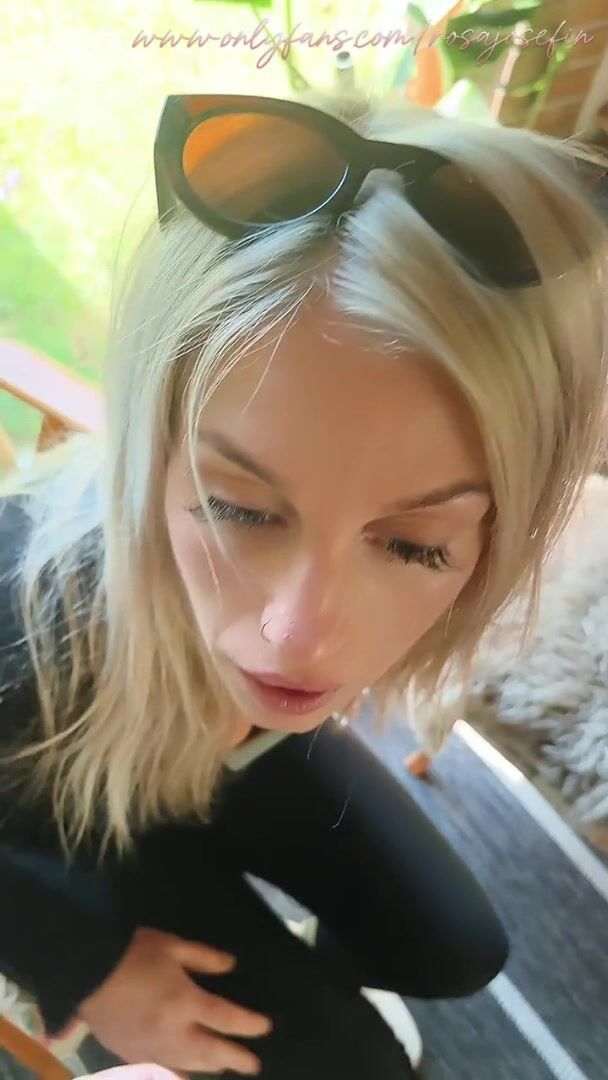 Swedish Babe Rosa Sexy Blowjob Then Swallows Cum