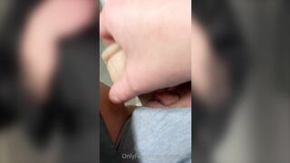 Swedish Alvanovaa using dildo in public