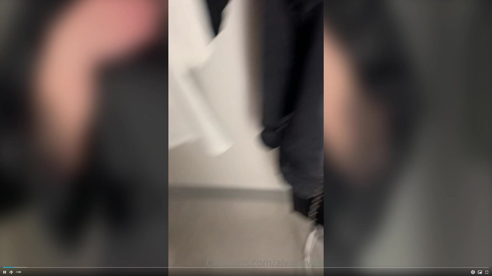 Swedish Alvanovaa using dildo in public