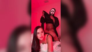 Jadeteen Wearing Fishnets And Gets Fucked By Ghostface