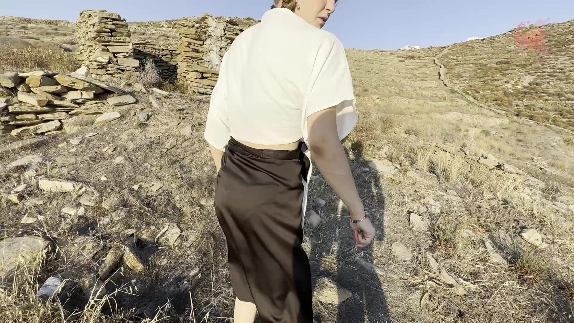 The Swedish Peach fucking outdoor