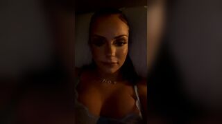 Swedish elinsweede liveshow with blowjob, handjob and cumming on tits