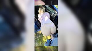 Norwegian Babe LittleLOFoten Fucked In Her Tight Pussy By The Car