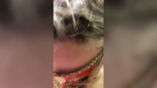 Norwegian Babe LittleLoFoten Masquerade Blowjob