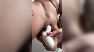 Swedish Alicestrawberries playing with dildo