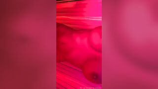 Norwegian Babe Missreca/Scandidoll Naked In Solarium