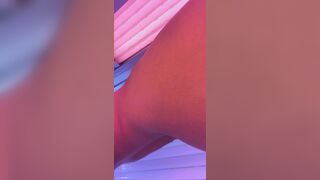 Norwegian Babe Missreca/Scandidoll Filming Herself Naked In Solarium