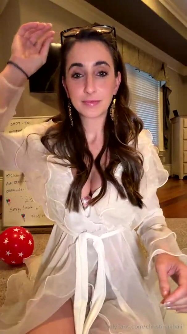 Christina Khalil Sucking Cock On Livestream