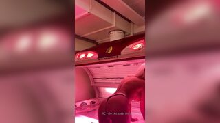 Norwegian Babe Missreca/Scandidoll Cleaning The Solarium Topless