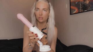 Norwegian Babe Johanne Nordeng Shows Her SexToy Collection