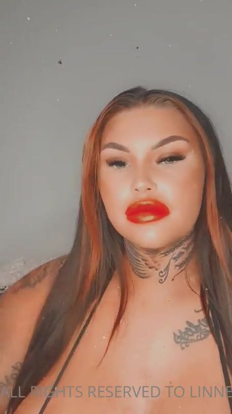 Swedish Bombshell Linnejha Flashing Her Big Perfect Tits