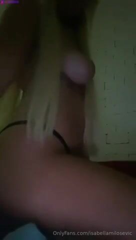 Swedish Babe Isabella Milosevic Fisting & Fingers Her Tight Pussy & Anal From Behind