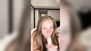Anya Matusevich - Talking And Playing With Dildo On Livestream