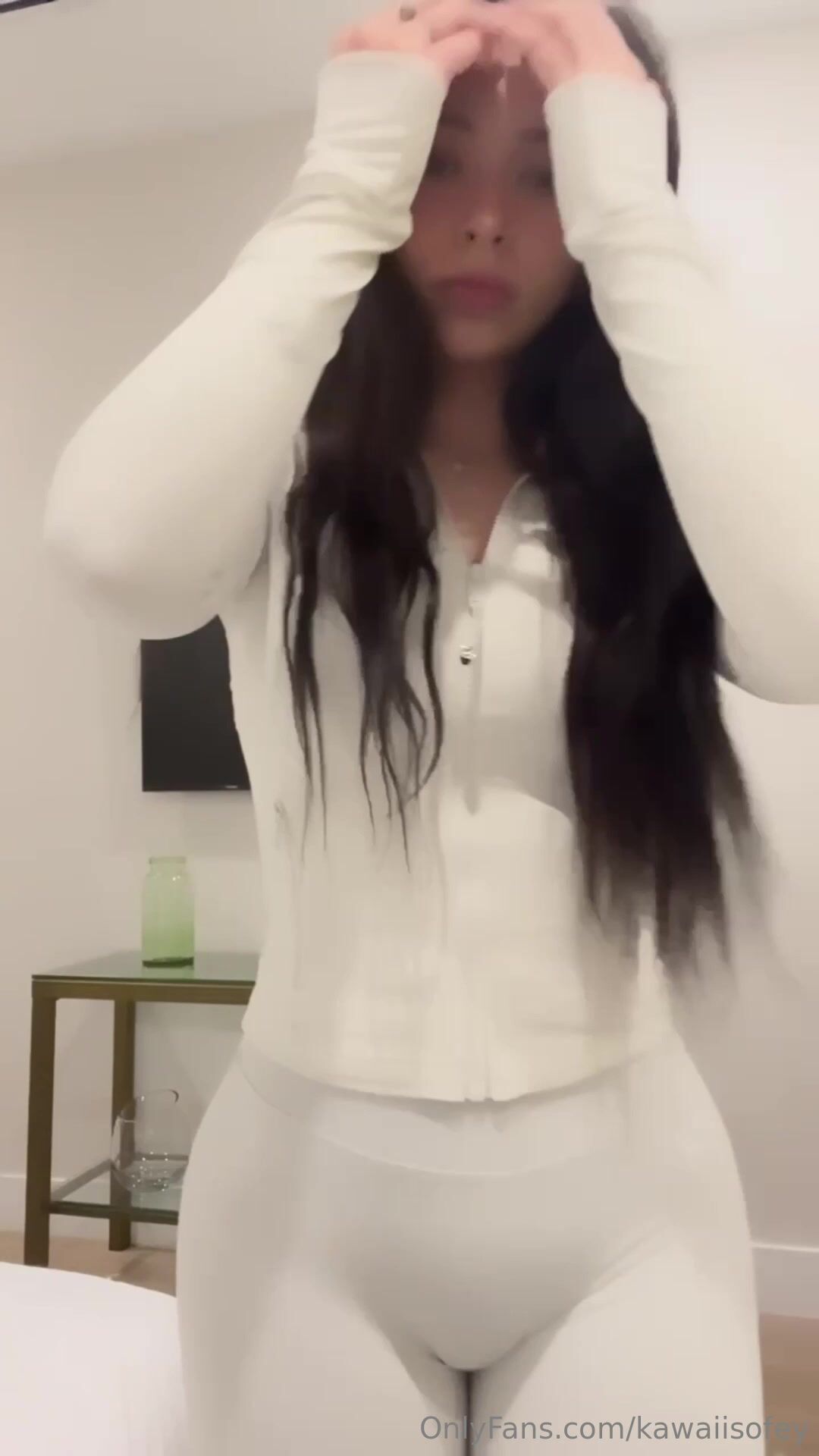 Aishah Sofey - Teasing And Undressing Sexy White Outfit