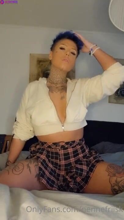 Swedish Milf Nennefriisk Pussy Dripping Dildo Masturbation