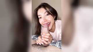 Ruth Lee - POV Sloppy Blowjob in Close Up View