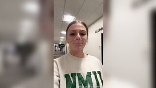 Babykaitt Teen Facial and Cum Walk