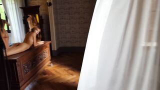 Natalie Lee With Nude Friends Behind The Scenes