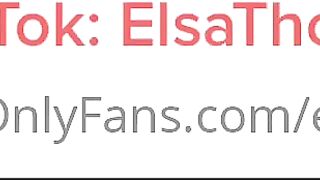 Swedish Elsa Thora naked TikTok video