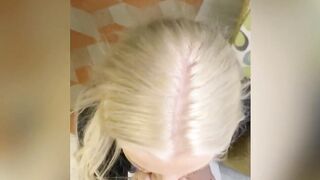 Swedish Elsa Thora sloppy blowjob with cumshot in face