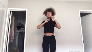 Swedish Mimmi Karim stripping