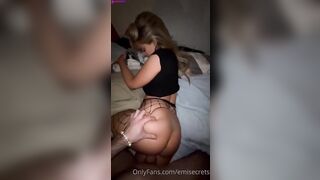 Swedish Emisecrets Homemade Doggystyle Sextape in Bedroom