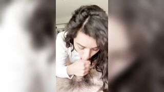 Jameliz Giving Perfect Sloppy Top in Close Up