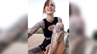 Sally Dinosaur Risky Slutty Play In Public