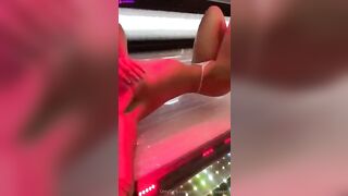 Emelie Magnusson masturbating tanning bed