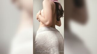 Swedish Shinylikeclara showing off her amazing body