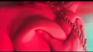 Norwegian Bad Helly Pouring Milk And Cream Over Her Naked Body