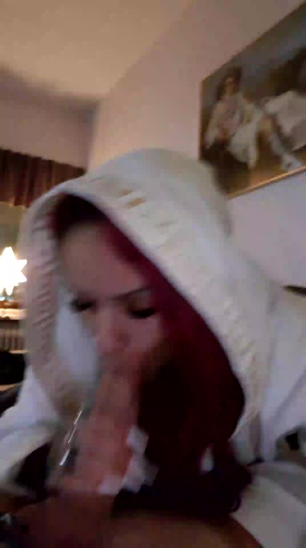 Swedish Angela Jonasson blowjob and facial