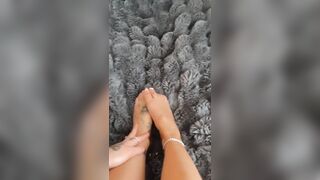 Swedish Sanna Showing Off Her Feet