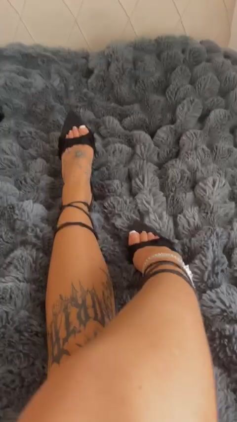 Swedish Sanna Showing Off Her Feet