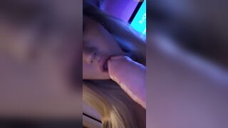 Swedish Mona "Moniz" Magnusson - Strip tease + dildo