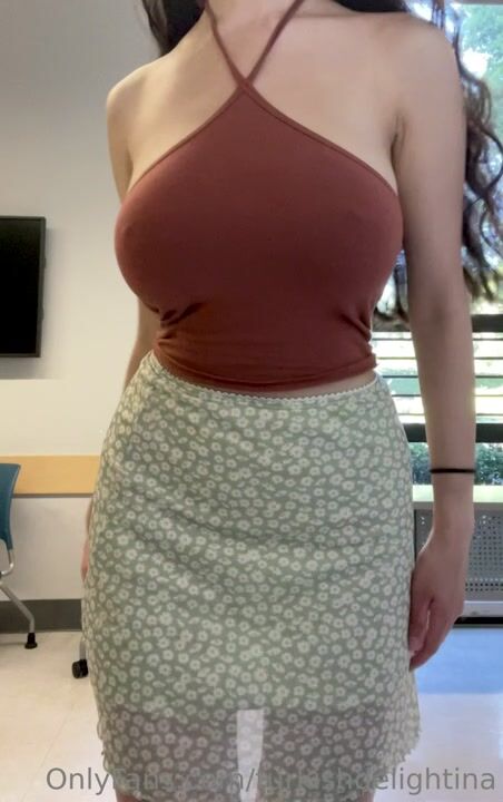 Turkishdelightina Flashing Big Tits And Ass at work