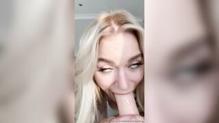 Elle Brooke - Deep Sloppy Blowjob with Ahegao Face