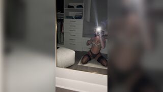 Devorah Roloff - Filming in Slutty Lingerie Outfit