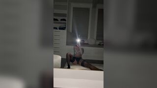 Devorah Roloff - Filming in Slutty Lingerie Outfit