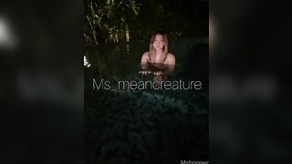 Msbreewc Teasing In Outdoor Pool And Sauna