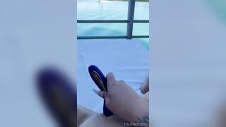 Mulan Hernandez Masturbates With Sex Toy In Public Her POV