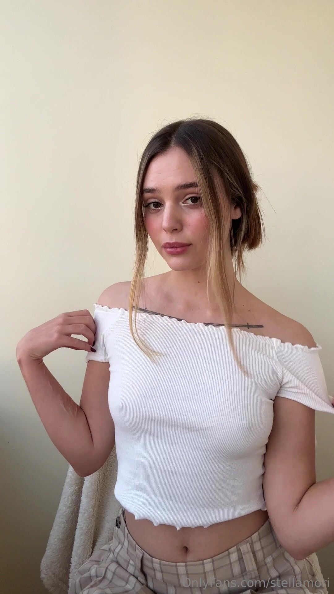 Stella Mori Upskirt Teasing