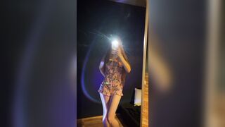 Ninel Bordel Strips In The Mirror